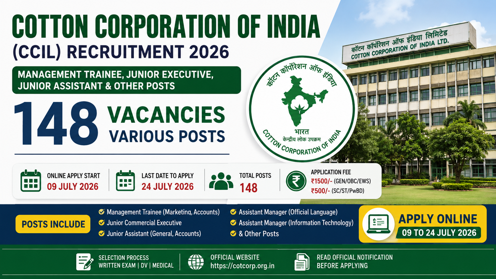 CCI Recruitment 2026